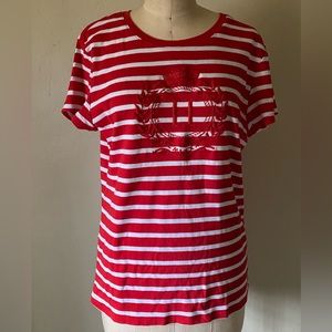 TOMMY HILFIGER STRIPE T- SHIRT